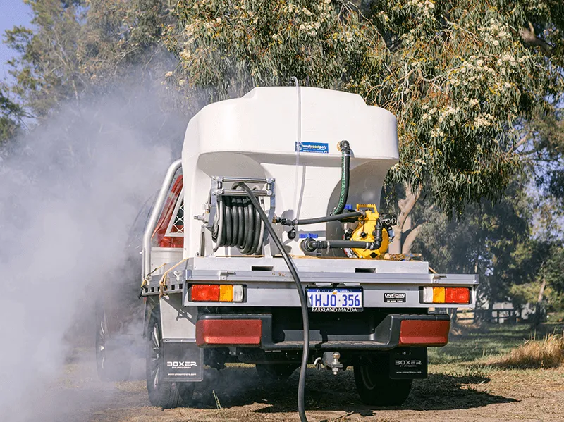1000 Litre FireGuard Compact Firefighting Skid Mounted Unit with Davey 5155HV 5.5hp Pump & Free Perth Delivery <800km (Max 500LPM/600kPa)