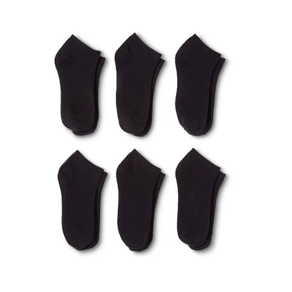 144 Pairs Qraftsy Men's Low Cut Polyester Socks - Wholesale Lot