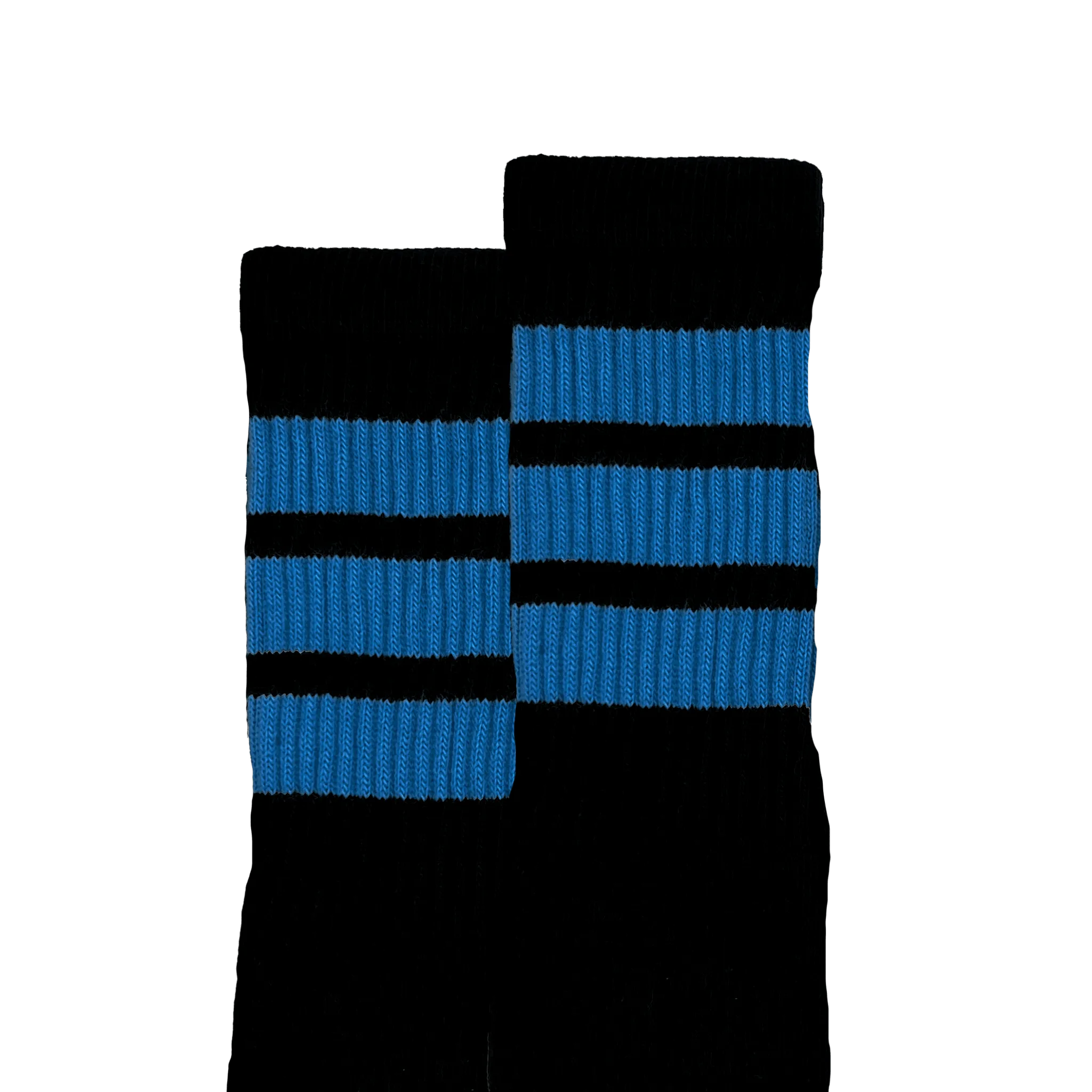 19-Inch Skater Socks - Black Tube Sock