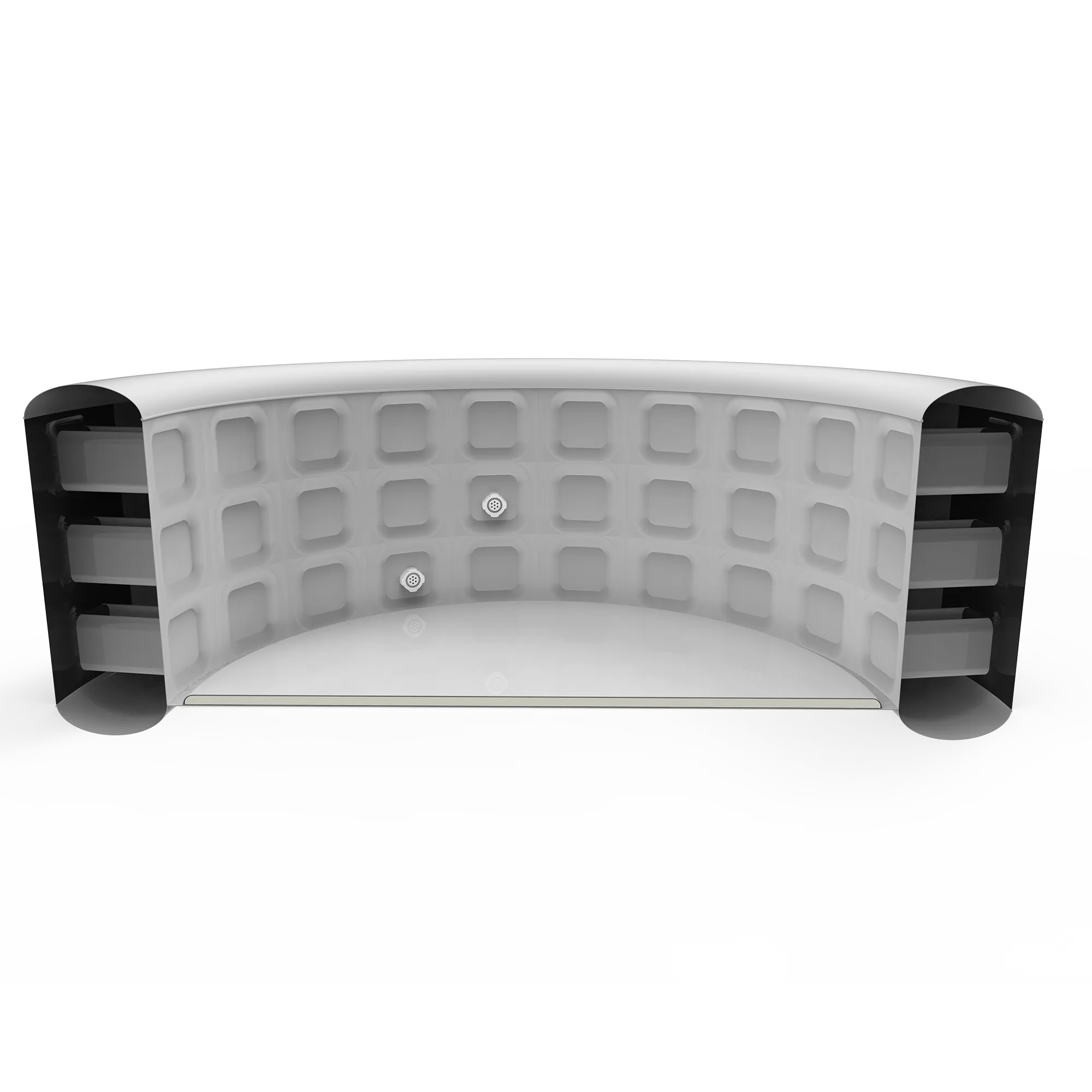 2025 Grand Rapids Inflatable 110-Jet -  3 Speed - 4-Person Hot Tub with LED Light