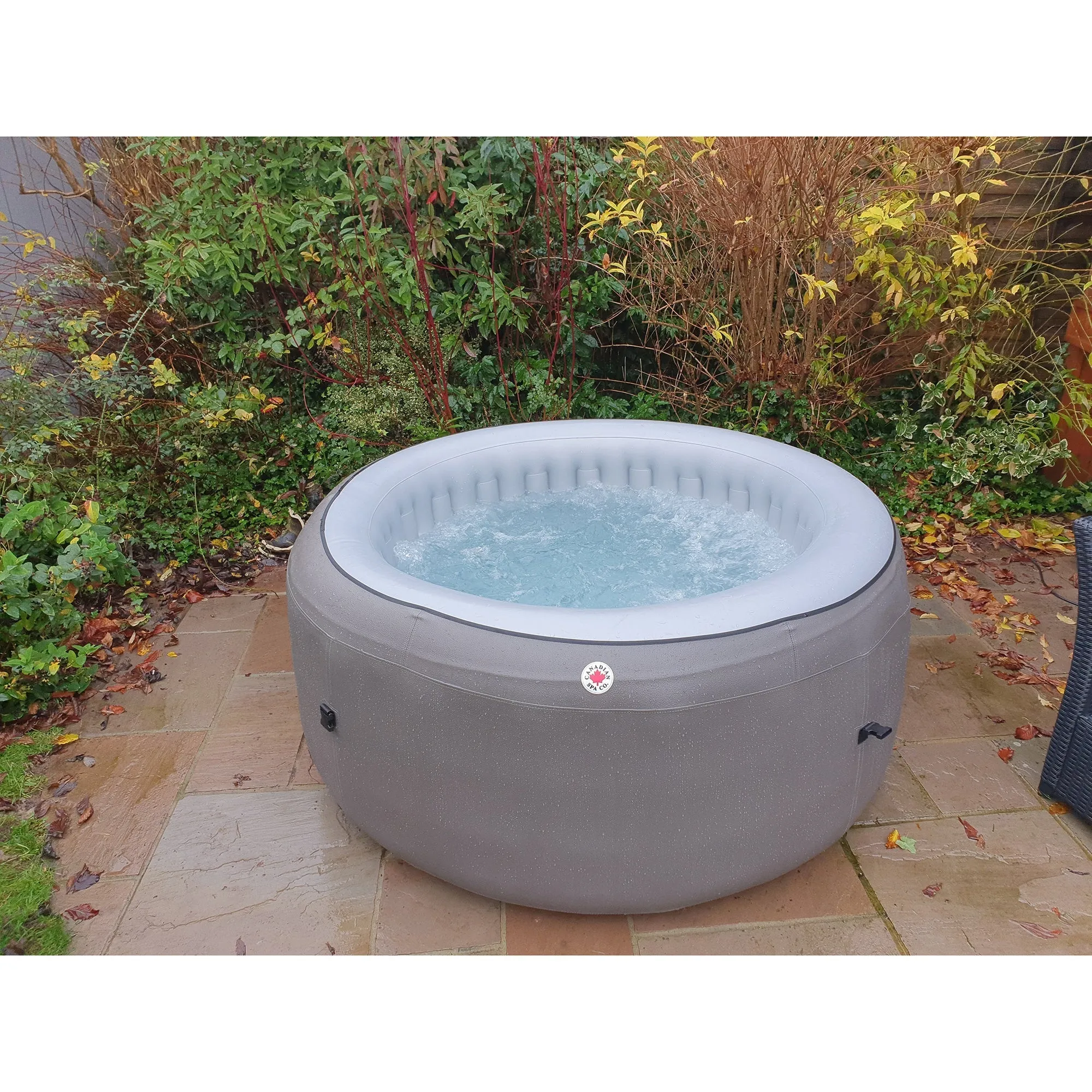 2025 Grand Rapids Inflatable 110-Jet -  3 Speed - 4-Person Hot Tub with LED Light