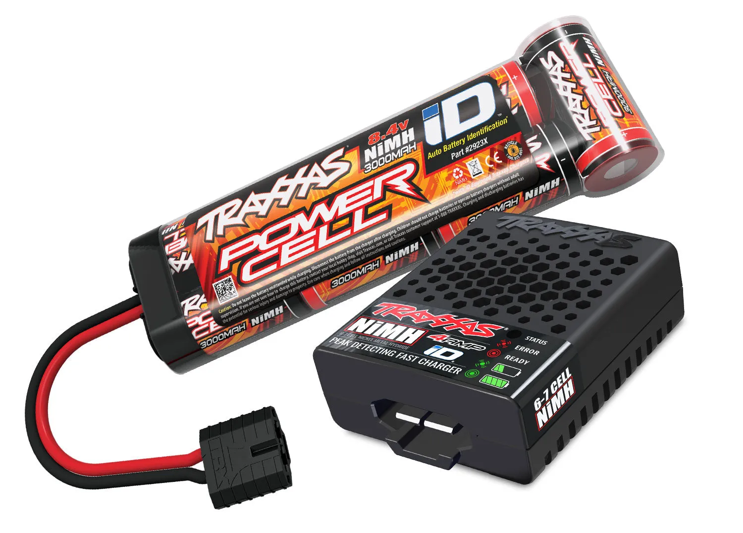 37054-8 Rustler 1/10 Scale Stadium Truck w/USB-C Charger Black
