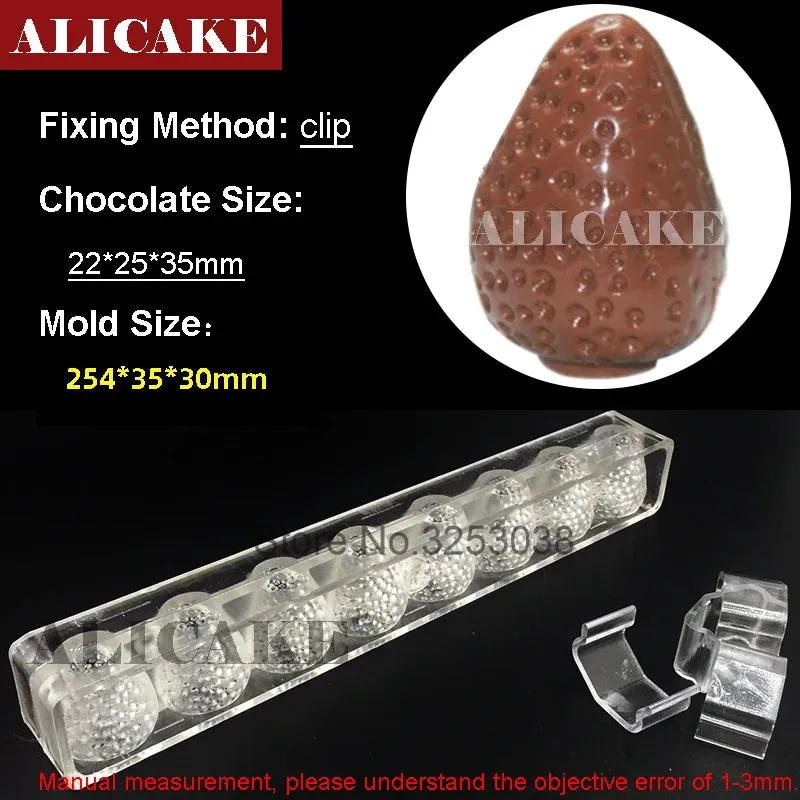 3D Chocolate Mould Polycarbonate Sphere Mold for Hot Chocolates Candy Bonbons Bomb High Heels Confectionery Baking Pastry Tools