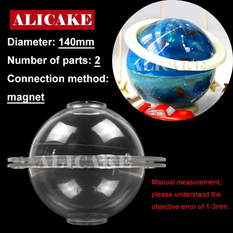 3D Chocolate Mould Polycarbonate Sphere Mold for Hot Chocolates Candy Bonbons Bomb High Heels Confectionery Baking Pastry Tools