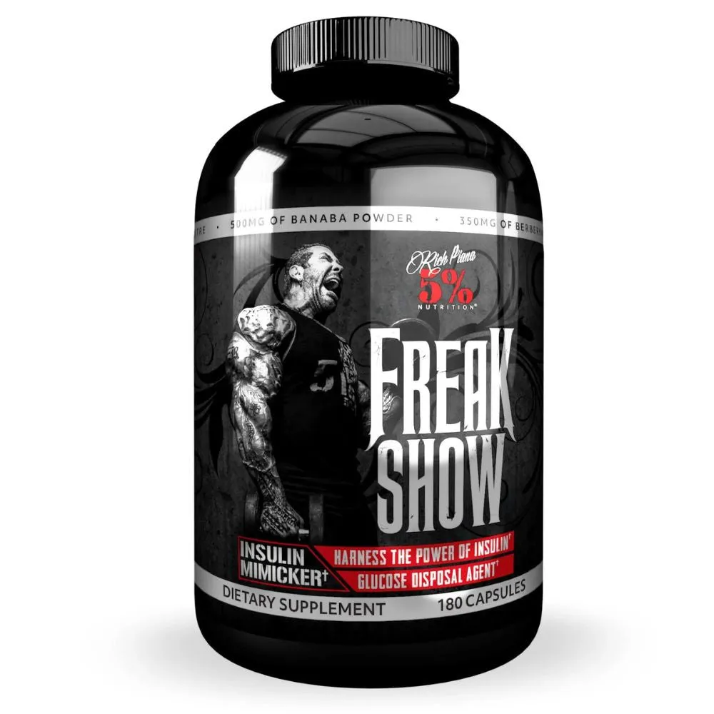 5% Nutrition Freak Show 180 Capsules