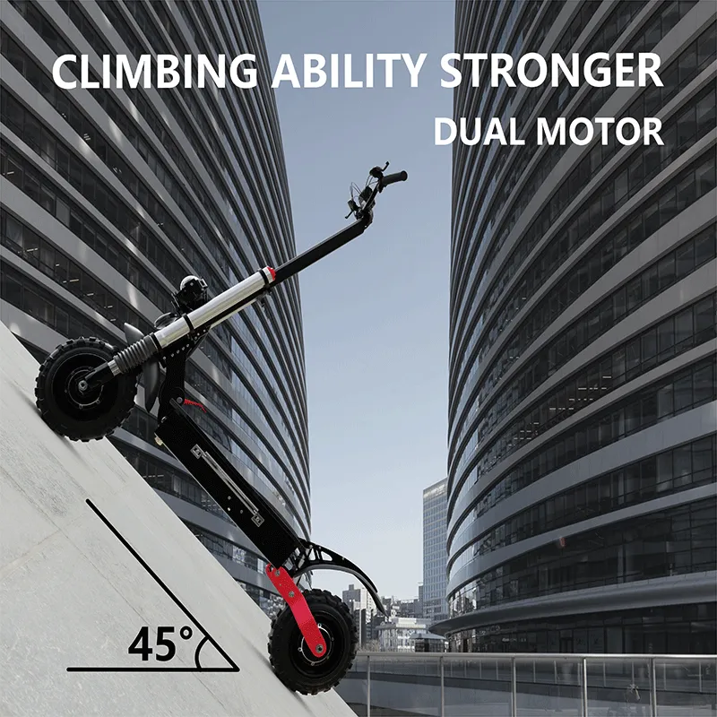80km/h Max Speed Powerful Electric Scooter 5600w Dual Motor E Scooter