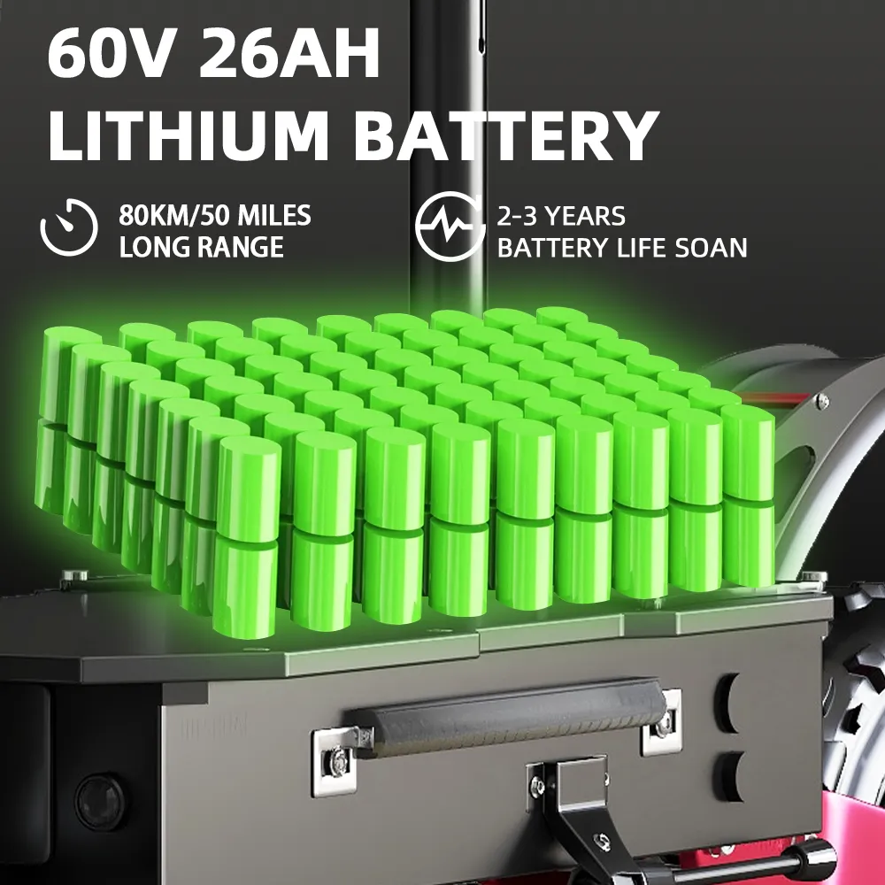 80km/h Max Speed Powerful Electric Scooter 5600w Dual Motor E Scooter