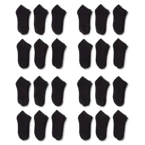 84 Pairs Men's Low Cut Polyester Socks - Bulk Lot