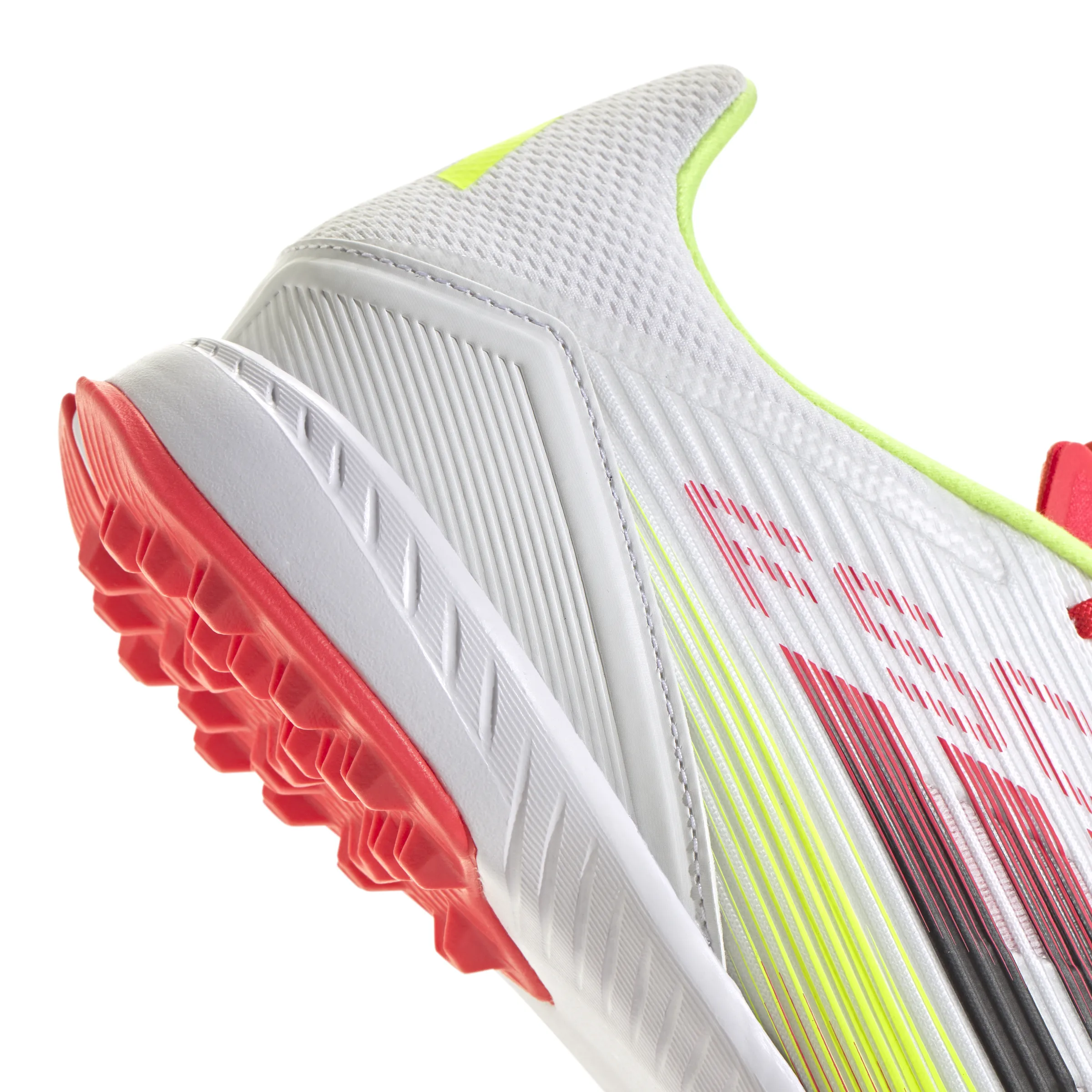 adidas F50 League TF Turf Soccer Shoes - ftwr white/core black/solar yellow