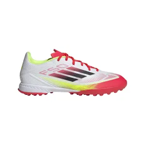 adidas F50 League TF Turf Soccer Shoes - ftwr white/core black/solar yellow