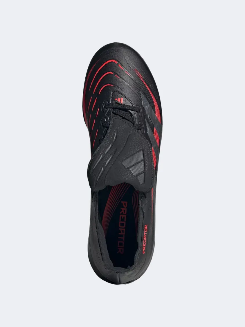 Adidas Predator League Fold Over Tongue Men Football Shoes Black/Grey/Red
