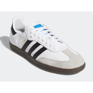 Adidas Samba ADV Shoes - Mens White/Black/Gum