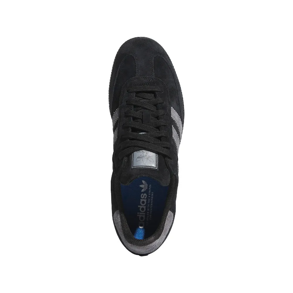 adidas SKATEBOARDING SAMBA ADV SHOES // CBLACK/GREFOU/GOLDMT