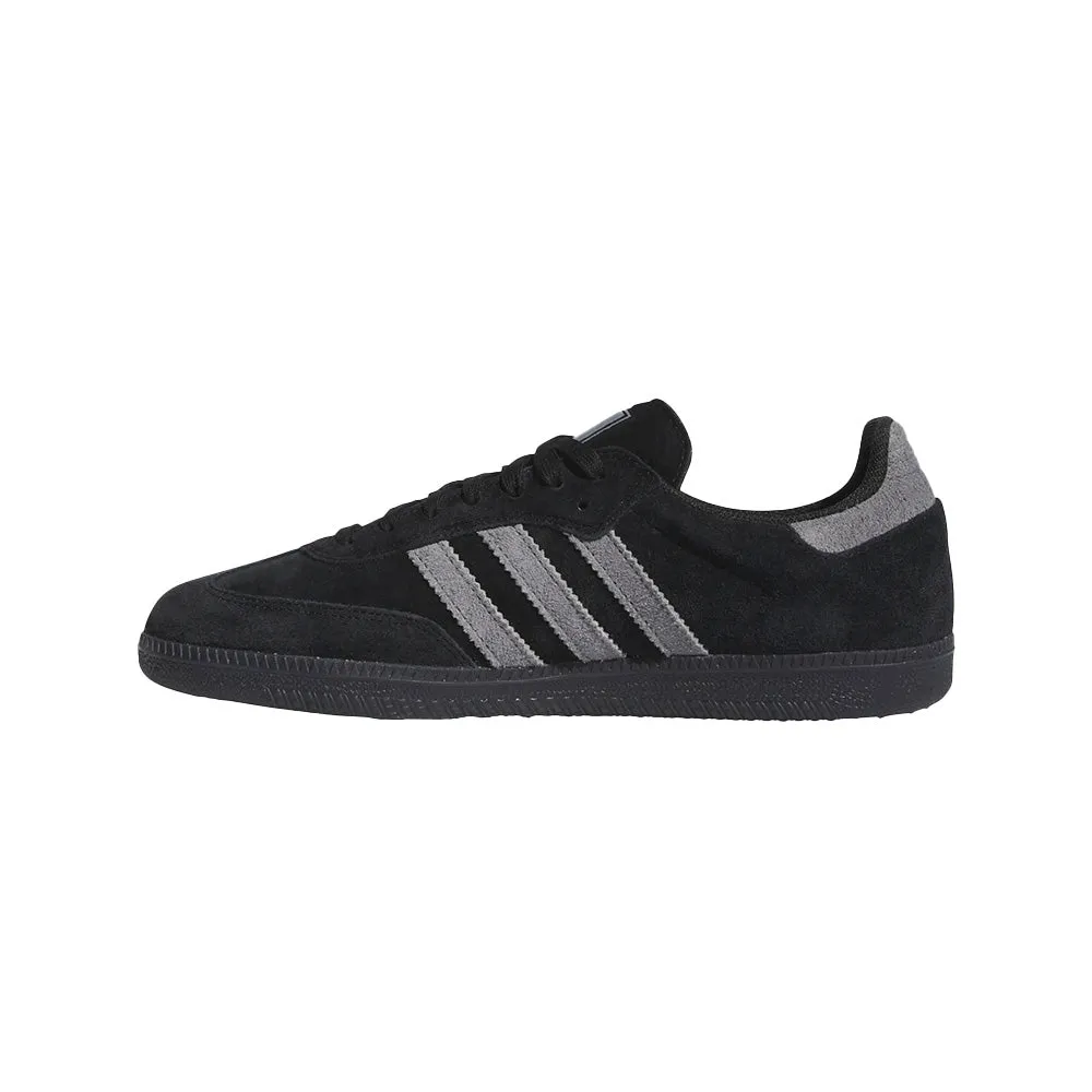 adidas SKATEBOARDING SAMBA ADV SHOES // CBLACK/GREFOU/GOLDMT