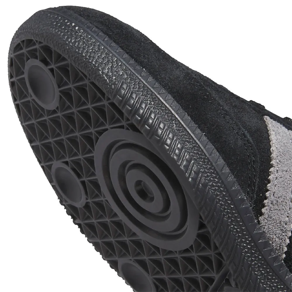 adidas SKATEBOARDING SAMBA ADV SHOES // CBLACK/GREFOU/GOLDMT