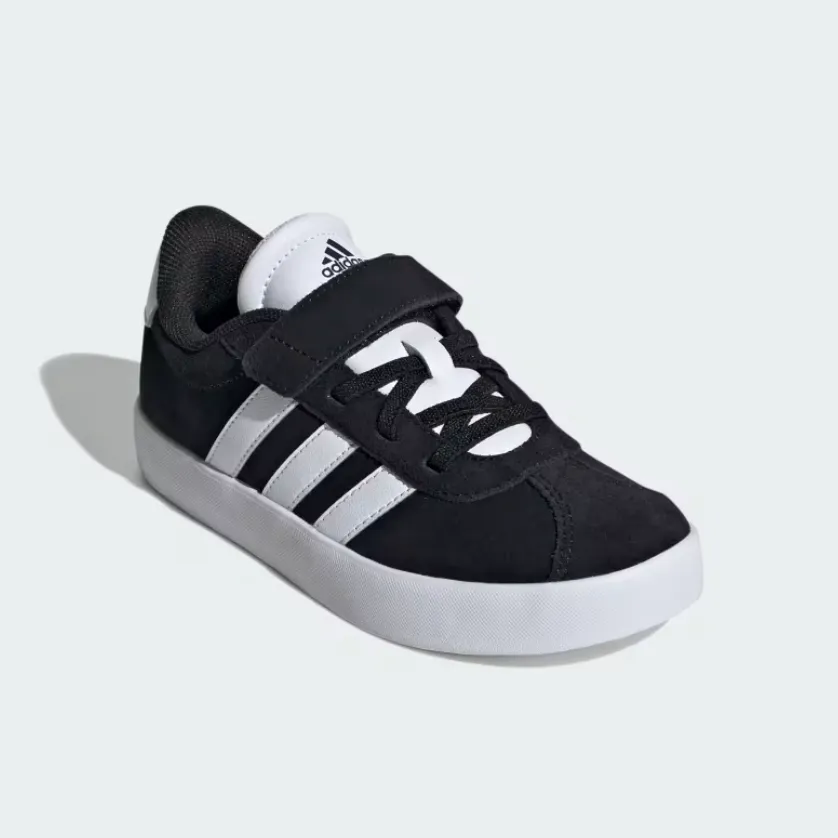 adidas VL Court 3.0 El C Black White ID9148 Kids (LF)