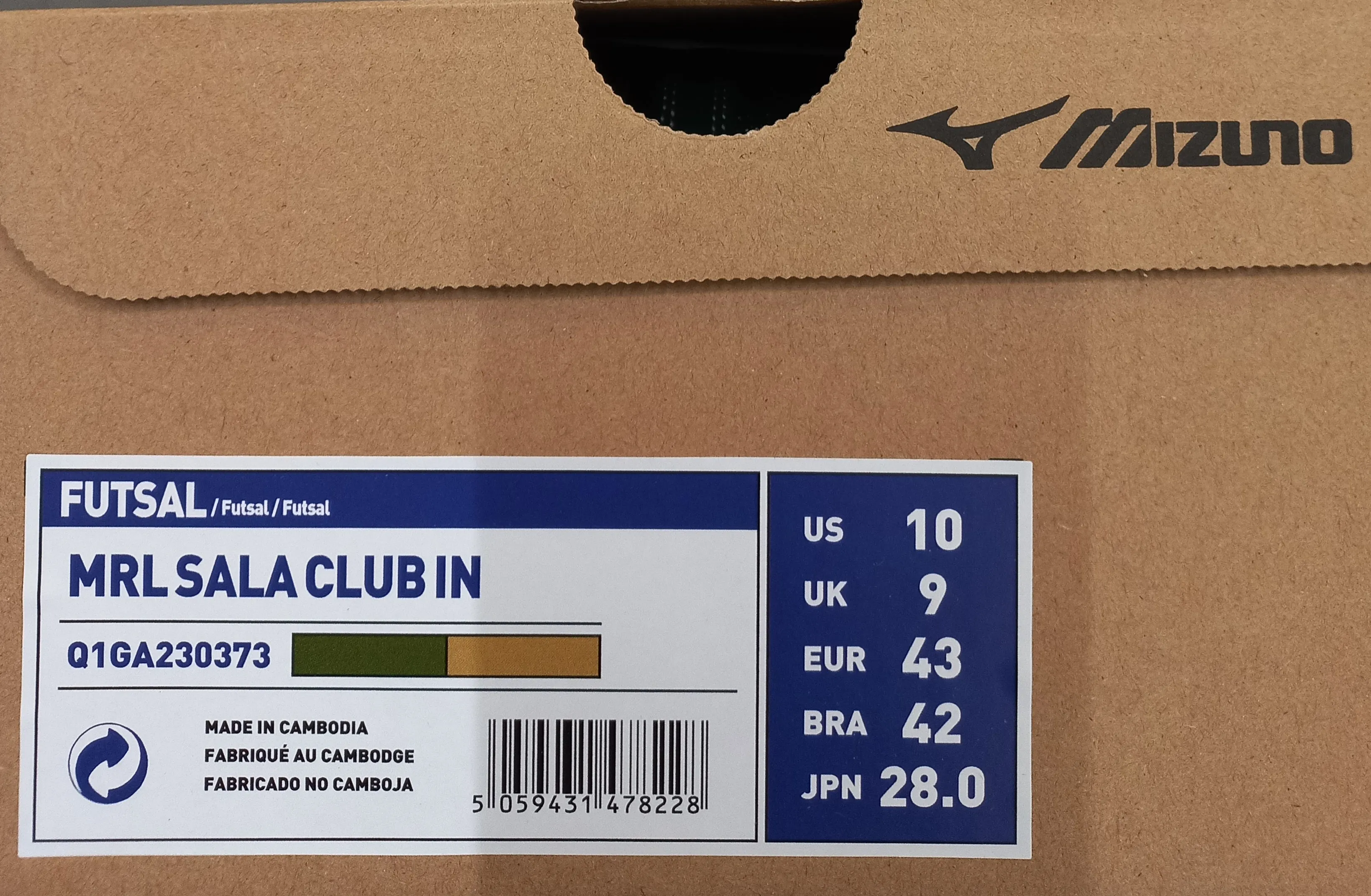 Adult Football Shoes - Mizuno Sala Classic Futsal