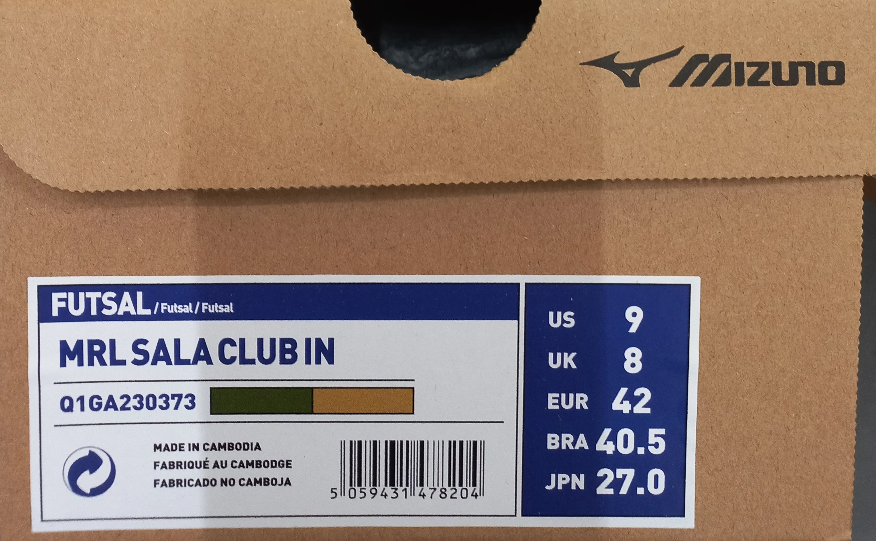 Adult Football Shoes - Mizuno Sala Classic Futsal