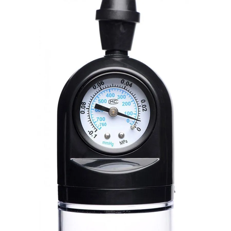 Advanced Trigger Penis Pump with Precision Air Gauge by Lynk Pleasure