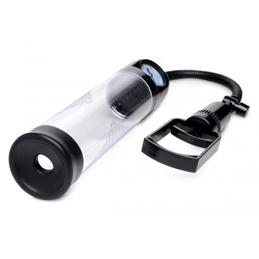 Advanced Trigger Penis Pump with Precision Air Gauge by Lynk Pleasure
