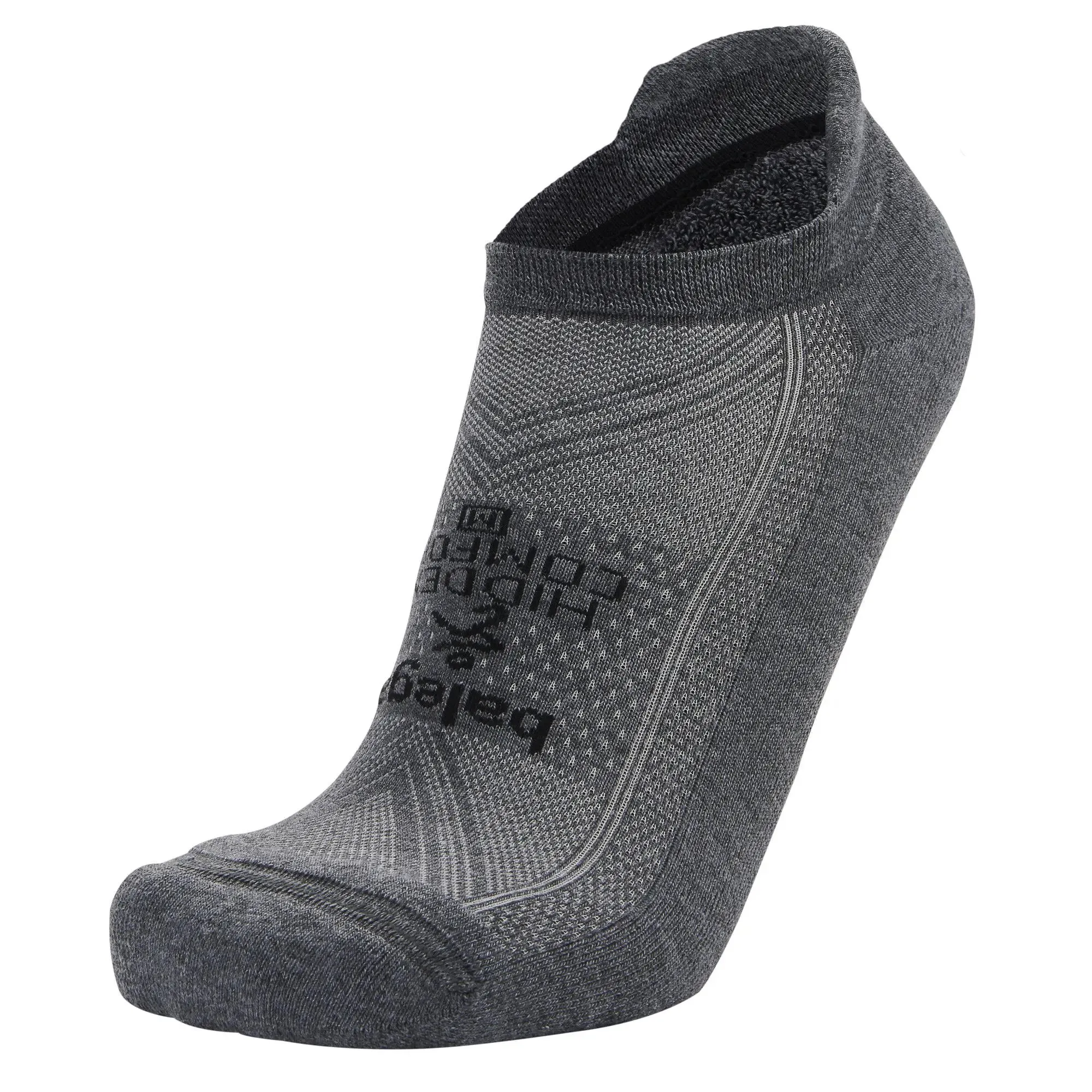 Balega Hidden Comfort No Show Tab - Charcoal