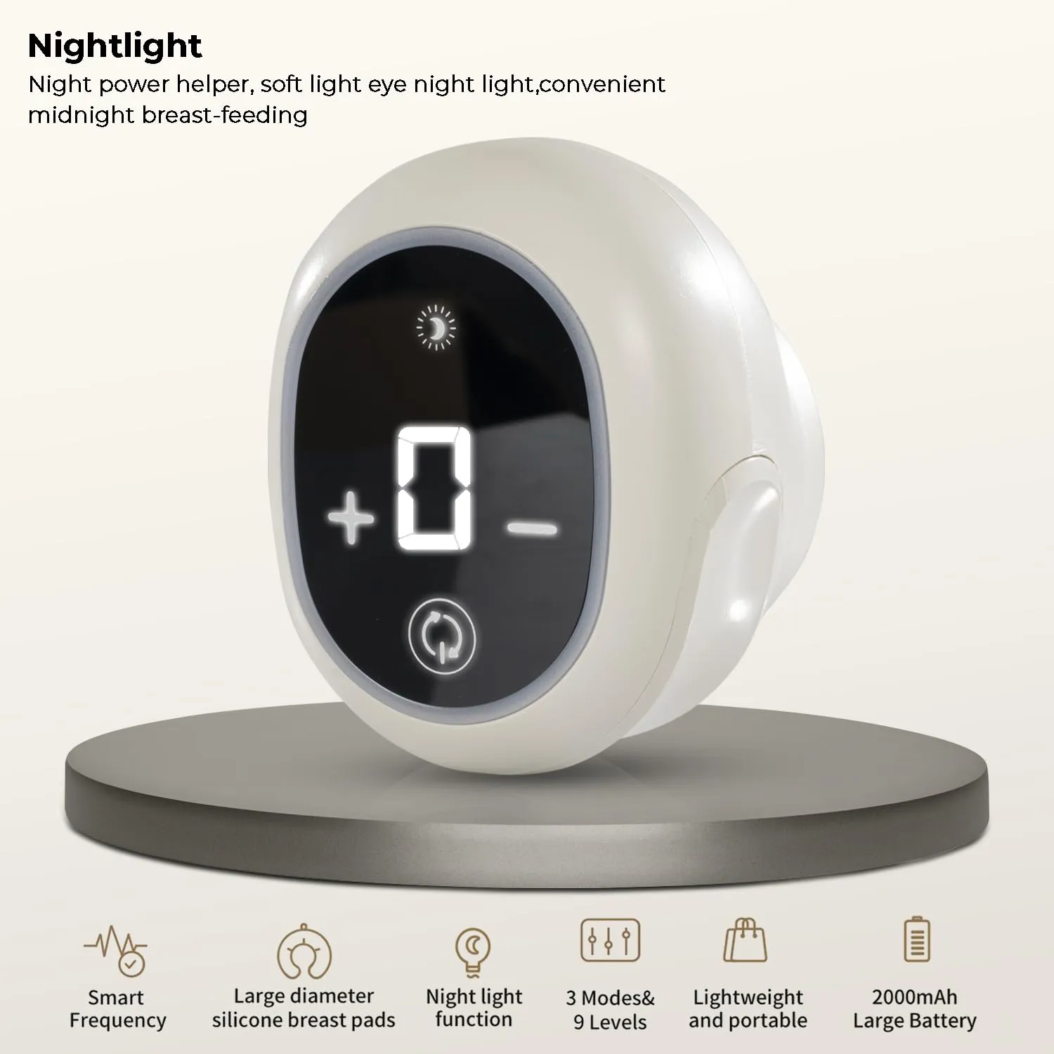 Baybee Smart Electric Breast Pump for Feeding Mothers, Breast Feeding Pump Electrical with Led Display
