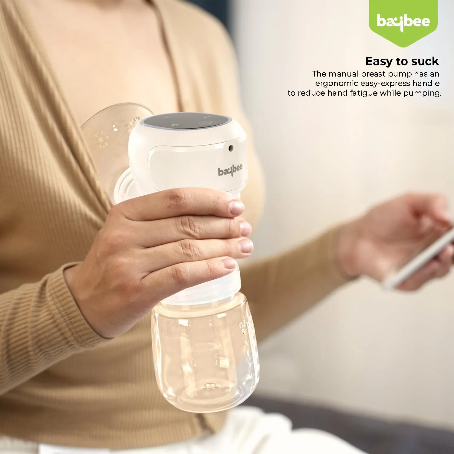 Baybee Smart Electric Breast Pump for Feeding Mothers, Breast Feeding Pump Electrical with Led Display