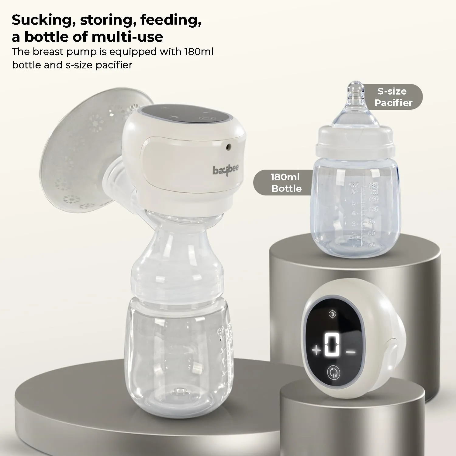 Baybee Smart Electric Breast Pump for Feeding Mothers, Breast Feeding Pump Electrical with Led Display