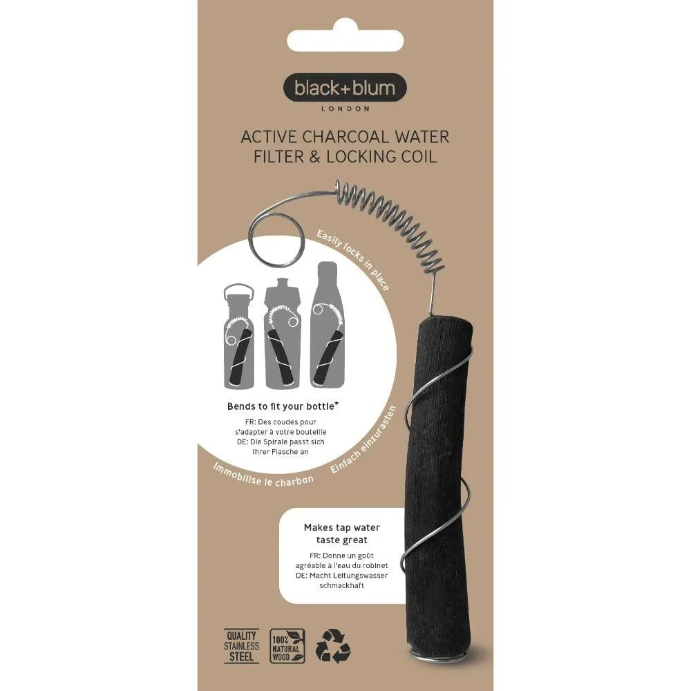 black blum Binchotan Charcoal Water Filter & Locking Coil