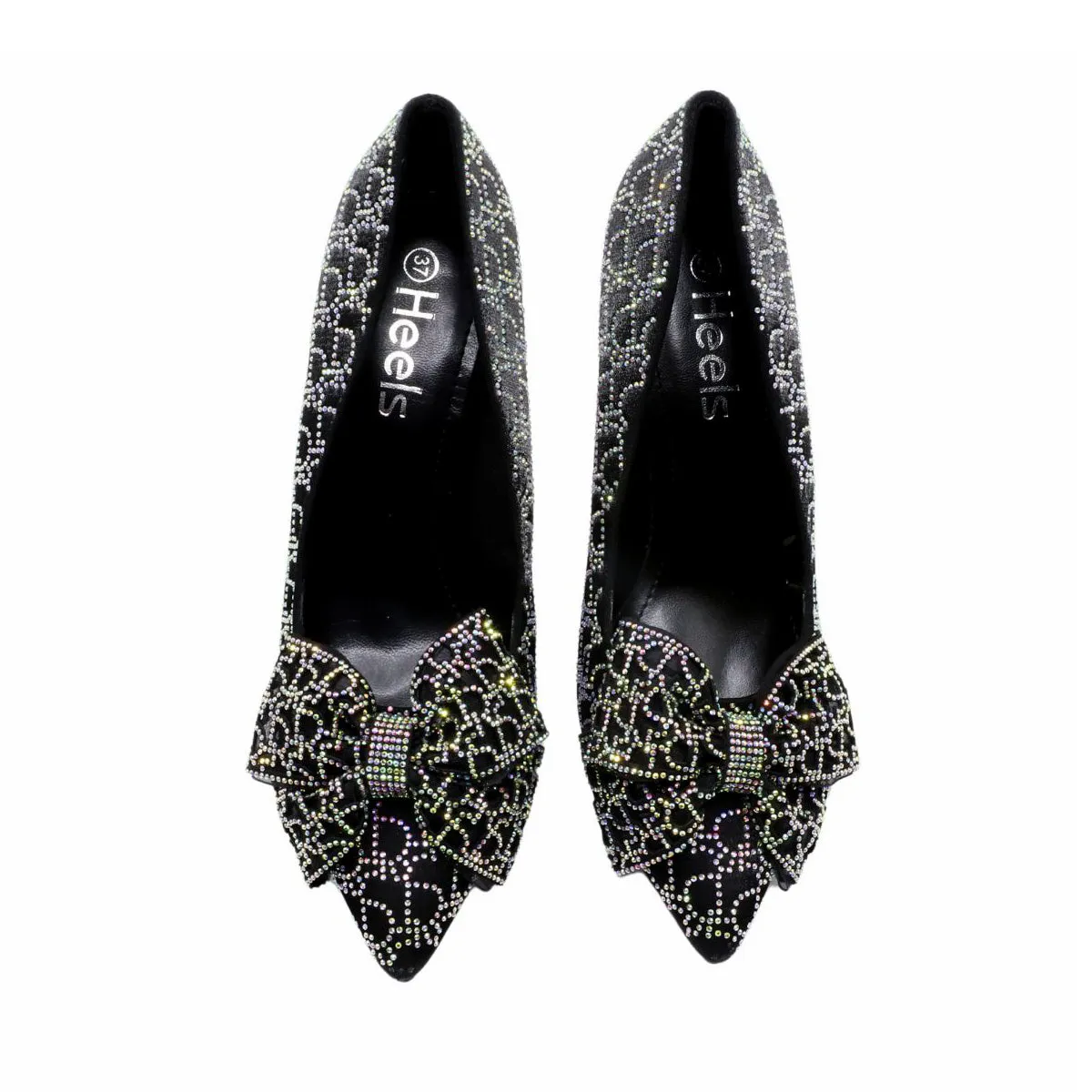 Black Bridal Court Shoes L00870012