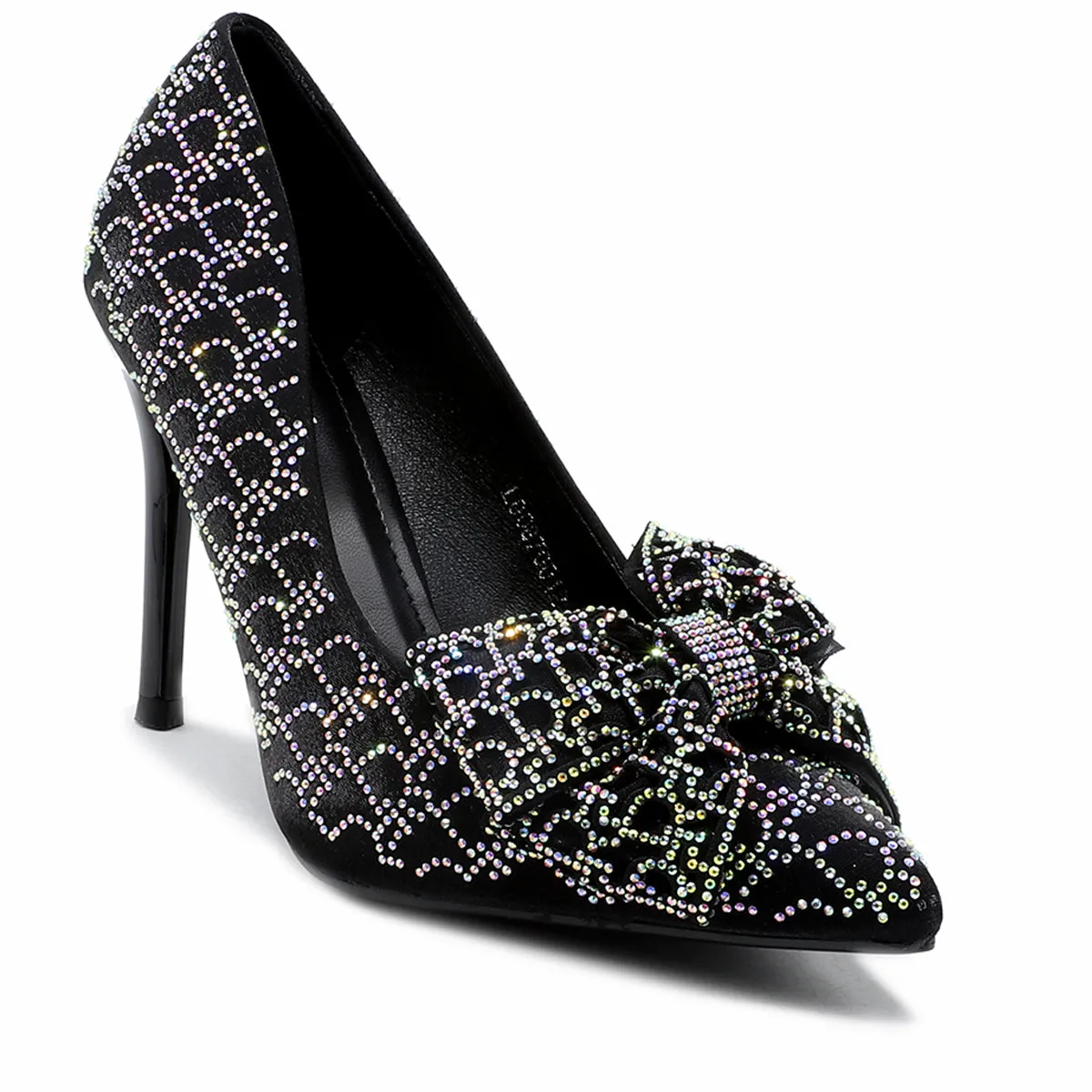 Black Bridal Court Shoes L00870012