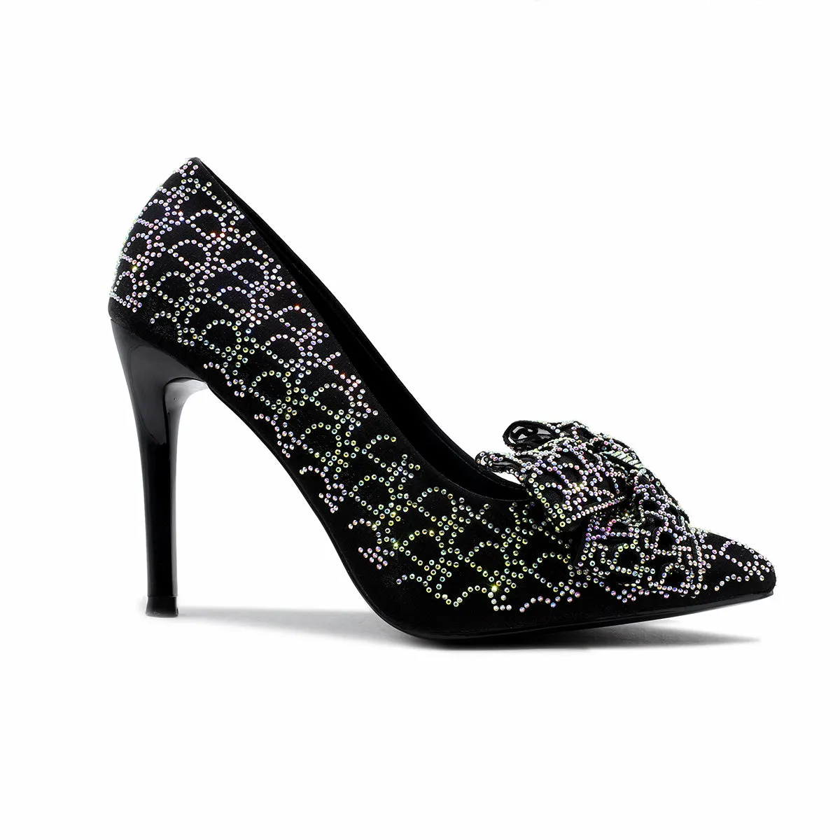 Black Bridal Court Shoes L00870012