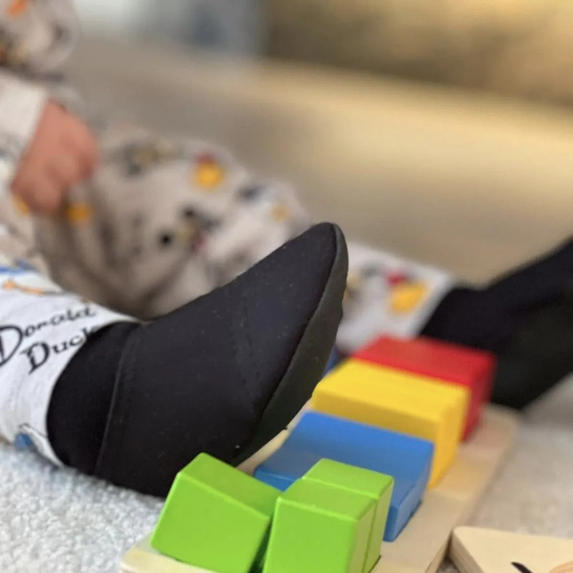 Black Kids Slipfree Shoes