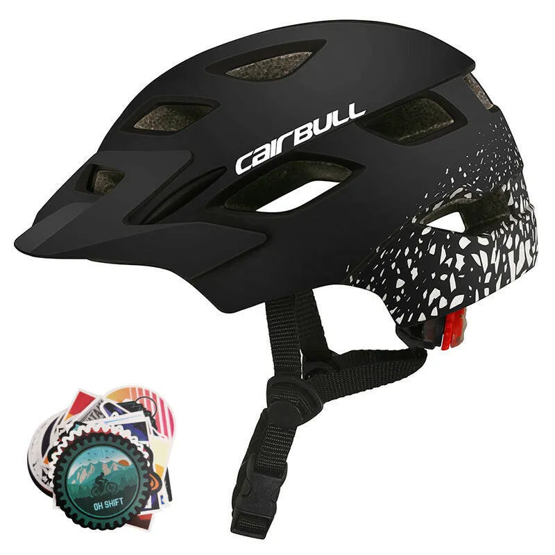 Cairbull Kids Safety Helmets MTB Road with Rear Light Children Bicycle Helmet With Sun Visor For Boy Girl Cycling Cap Ultralight