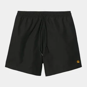 Carhartt Chase Swim Trunks - Black / Gold