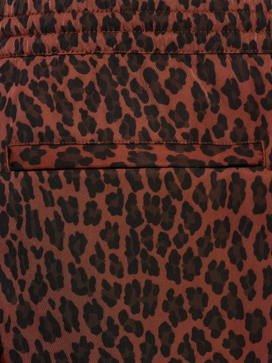 CDLP   Leopard print nylon swim shorts 