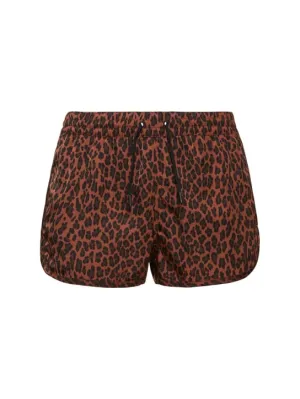 CDLP   Leopard print nylon swim shorts 