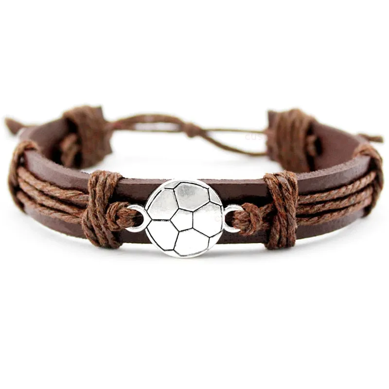 Charm Leather Bracelets Jewelry