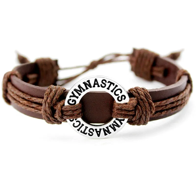 Charm Leather Bracelets Jewelry