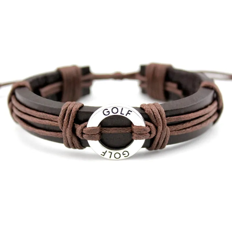 Charm Leather Bracelets Jewelry