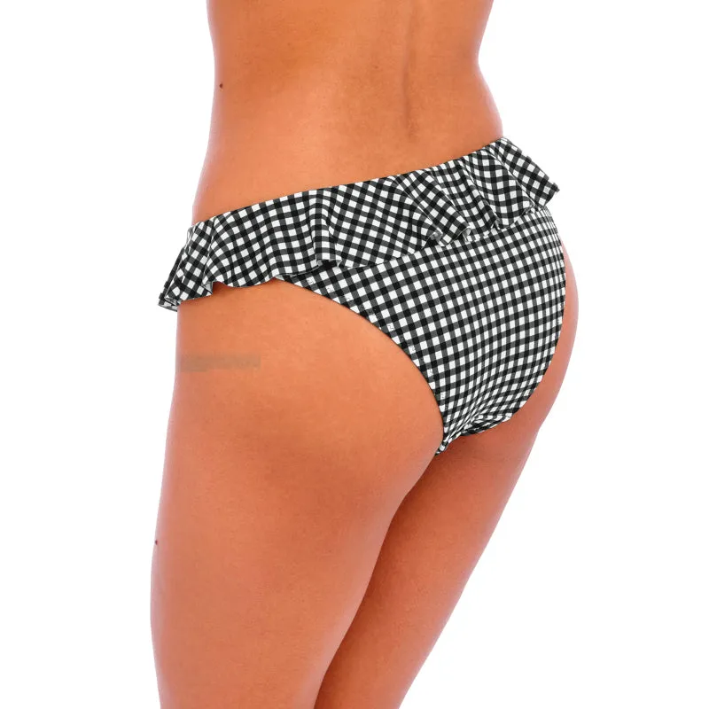 Check In Italini Bikini Brief Black White - Freya Swim