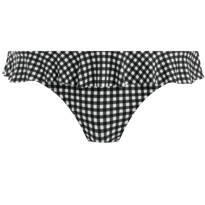 Check In Italini Bikini Brief Black White - Freya Swim