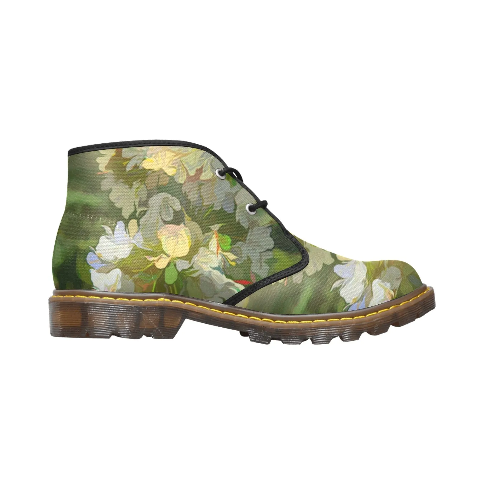 Cherry Blossom Passion Women's Canvas Chukka Boots