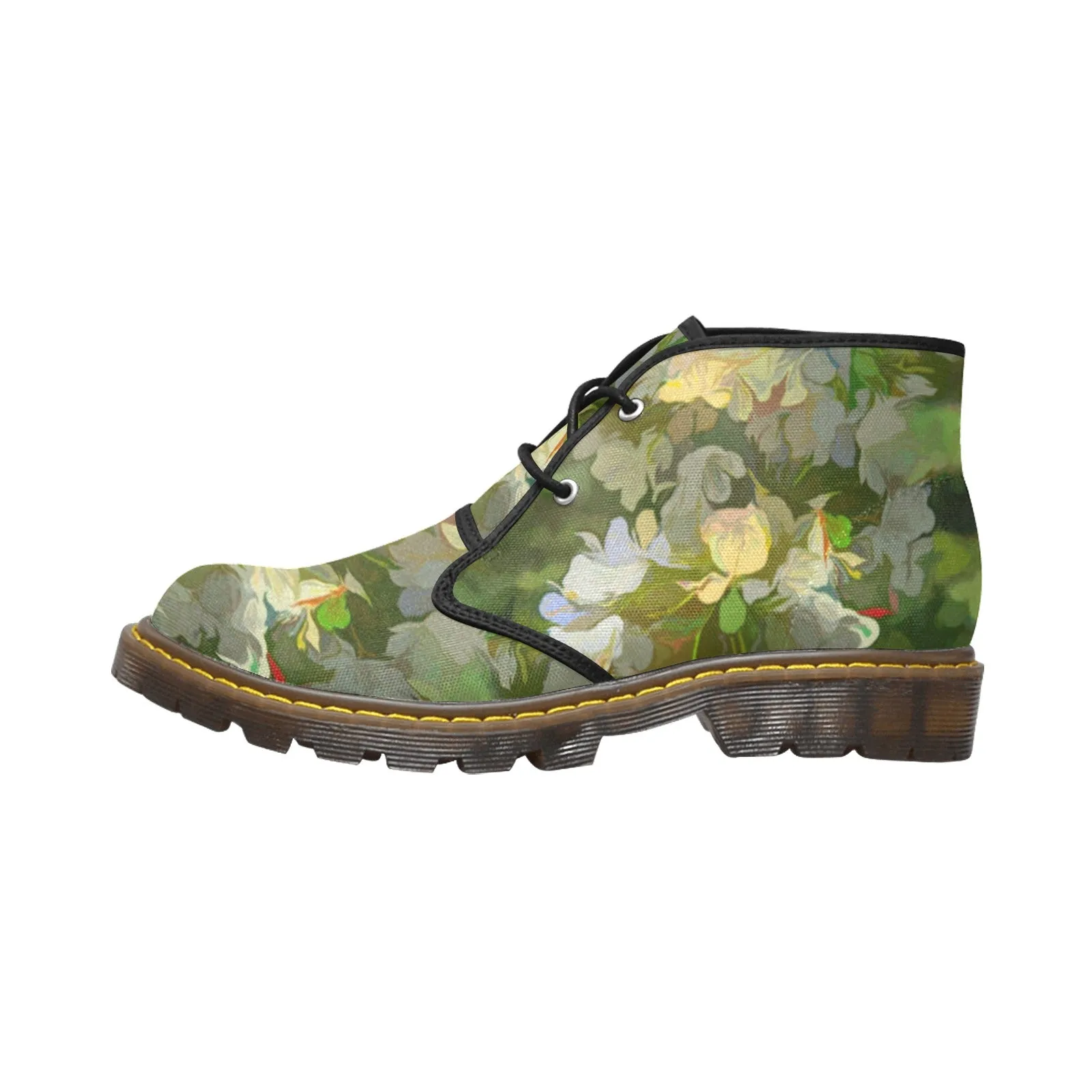 Cherry Blossom Passion Women's Canvas Chukka Boots