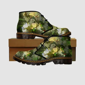 Cherry Blossom Passion Women's Canvas Chukka Boots