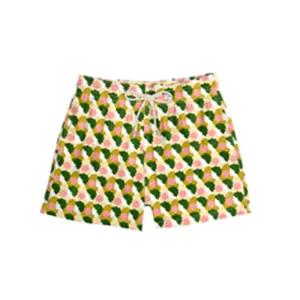 Classic Swim Shorts Green Bubblegum x Olimpia Zagnoli