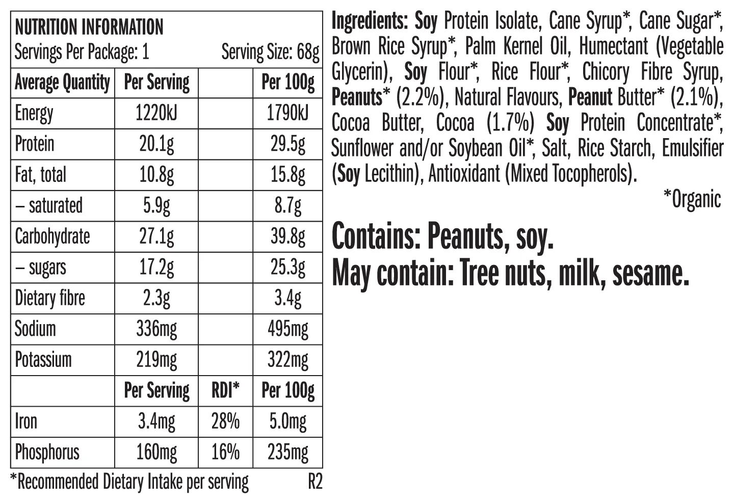 CLIF Builders Protein Bar Chocolate Peanut Butter