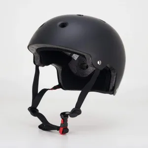 Core Street Skate Helmet - Black With Black Gloss Decal