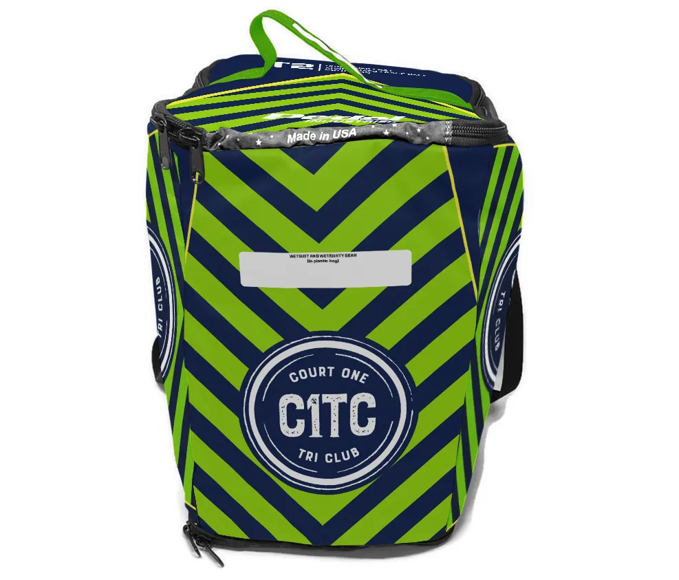 Court One Triathlon Club 2022 TRIATHLON SPECIFIC RaceDay Bag