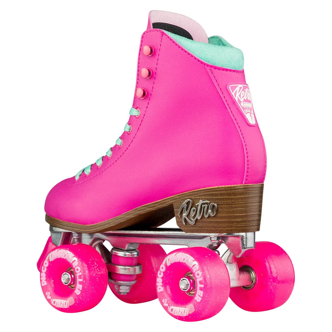 Crazy Retro Roller Pink - Adult